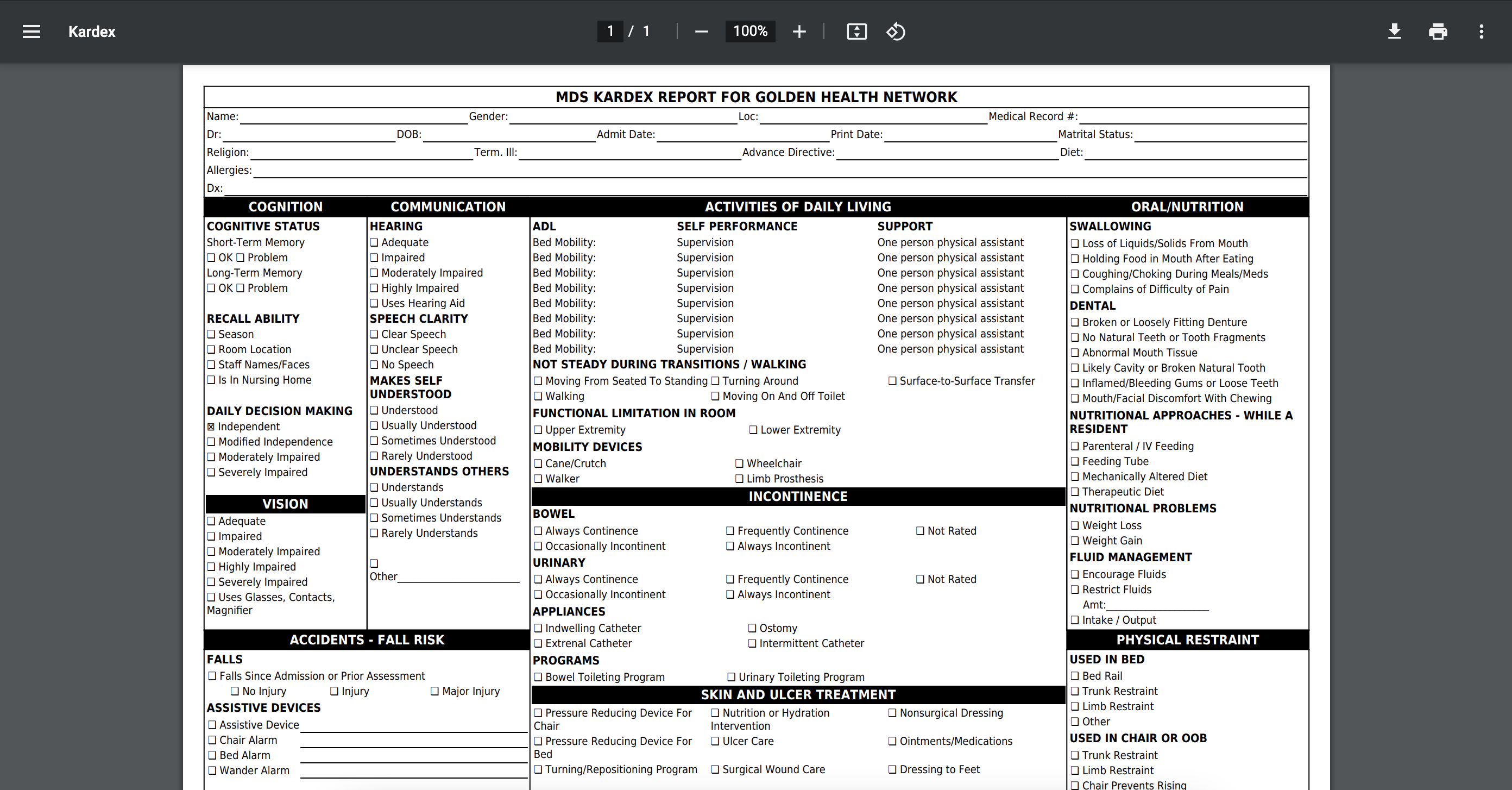 Inbox user interface